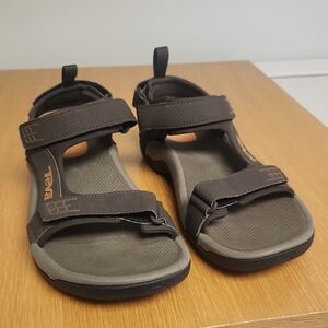 Teva Tanza Hiking Brown Sandals size 7.5